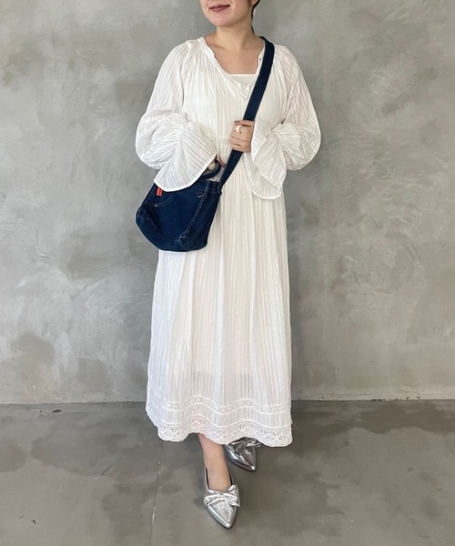 kutir（クティール）の「デニムハンドバッグ（ハンドバッグ・レディース・ライトインディゴブルー/インディゴブルー・FREE）」の15枚目の写真