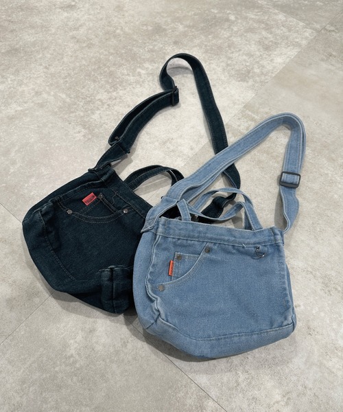 kutir（クティール）の「デニムハンドバッグ（ハンドバッグ・レディース・ライトインディゴブルー/インディゴブルー・FREE）」の17枚目の写真