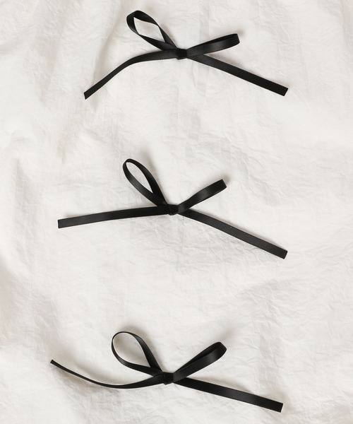 FOREVER 21(フォーエバー トゥエンティーワン)の「【2024SS】リボンナップサック(バックパック/リュック・レディース・ネイビー/ホワイト・FREE)」の5枚目の写真