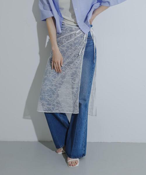 セール】レイヤードレーススカート（スカート）｜SENSE OF PLACE by