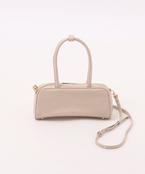 NOLLEY’S（ノーリーズ）の「横長ボストン（ボストンバッグ・レディース・グレイッシュブルー/オフホワイト・FREE）」の18枚目の写真