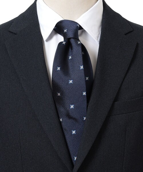 シルク 小紋柄 ネクタイ② 24AW（ネクタイ）｜B:MING by BEAMS（ビーミングバイビームス） 5,676円