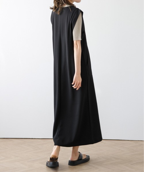 AMELY(エミリー)の「キーネックジャンスカ(ジャンパースカート・レディース・グレー/ブラック/ブラウン・フリー)」の17枚目の写真