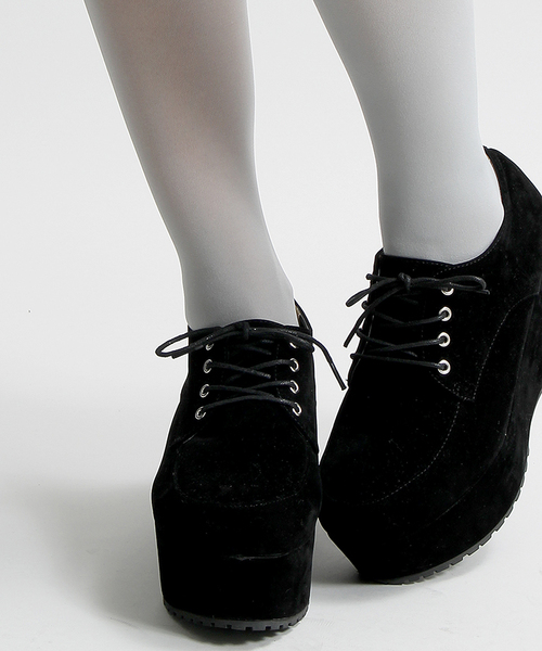 WEGO(ウィゴー)の「WEGO/厚底ブーティ(ブーティ・レディース・ブラウン/ブラック/ブラック系その他/ネイビー・LARGE/MEDIUM)」の2枚目の写真