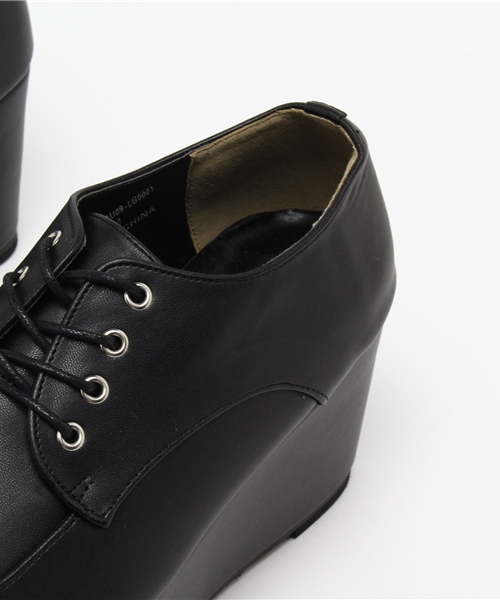 WEGO(ウィゴー)の「WEGO/厚底ブーティ(ブーティ・レディース・ブラウン/ブラック/ブラック系その他/ネイビー・LARGE/MEDIUM)」の9枚目の写真