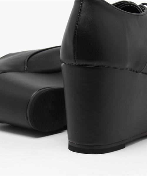 WEGO(ウィゴー)の「WEGO/厚底ブーティ(ブーティ・レディース・ブラウン/ブラック/ブラック系その他/ネイビー・LARGE/MEDIUM)」の14枚目の写真