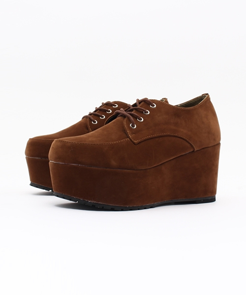 WEGO(ウィゴー)の「WEGO/厚底ブーティ(ブーティ・レディース・ブラウン/ブラック/ブラック系その他/ネイビー・LARGE/MEDIUM)」の11枚目の写真