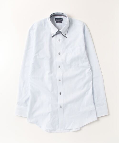 超形態安定ノーアイロン ドゥエボットーニ 長袖ビジネスワイシャツ（ビジネスシャツ）｜TOKYO SHIRTS（トウキョウシャツ）