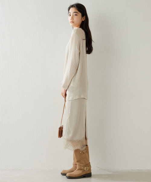 【Whim Gazette】Gold Hawkレースキャミ Whim Gazette（ウィムガゼット）の「レースキャミワンピース