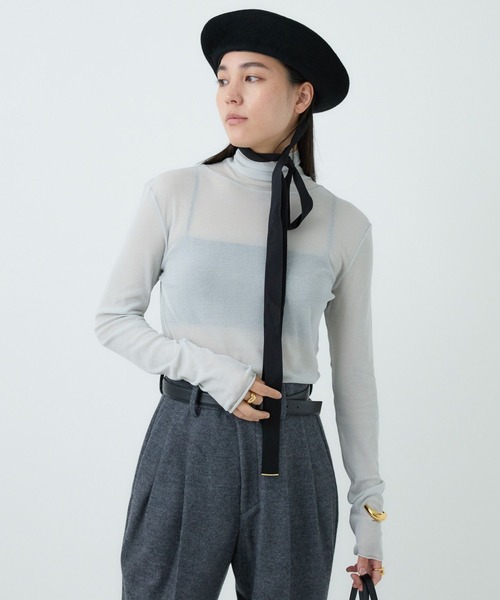 Chaos（カオス）の「Chaos(カオス)/◇金子綾さんYouTube紹介◇パティ－タートル（その他トップス・レディース・ホワイト/ネイビー/ブラック/サックスブルー/ブルー系その他/ピンク系その他/ライトグレー系・FREE）」の3枚目の写真