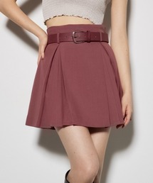 rienda | タックプリーツベルト付きスコショパンツ(その他パンツ)