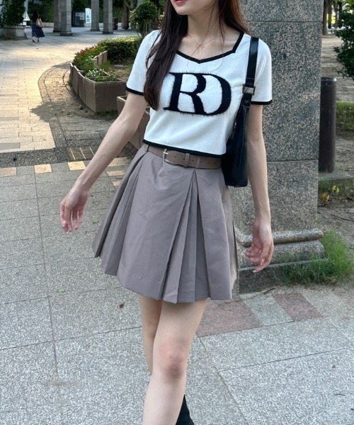 rienda(リエンダ)の「タックプリーツベルト付きスコショパンツ(その他パンツ・レディース・ブラック/ライトブラウン/スモークピンク・X-SMALL/SMALL/MEDIUM)」の20枚目の写真