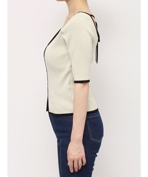 dazzlin（ダズリン）の「カーデタイトレイヤードトップス（ニット/セーター・レディース・ピンク/グリーン/ブラック/ブルー/オフホワイト/グレー・FREE）」の16枚目の写真