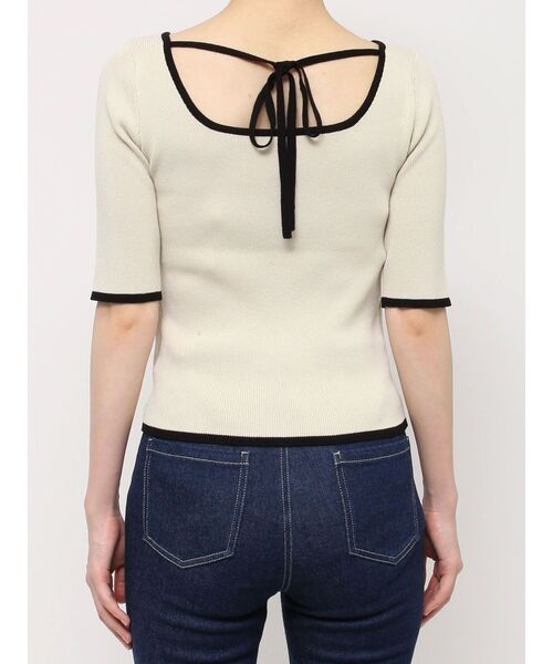 dazzlin（ダズリン）の「カーデタイトレイヤードトップス（ニット/セーター・レディース・ピンク/グリーン/ブラック/ブルー/オフホワイト/グレー・FREE）」の17枚目の写真