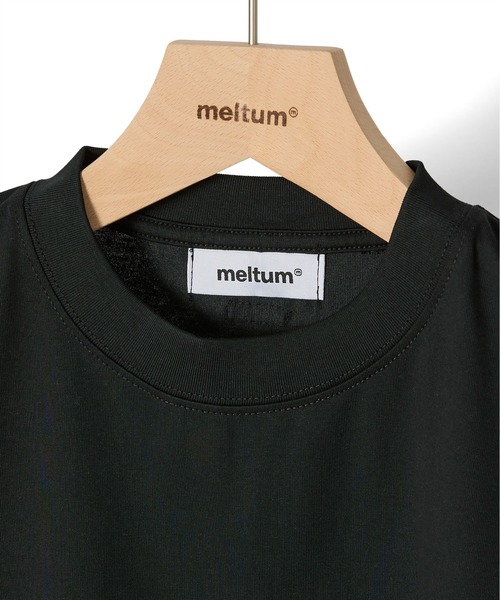 【値下げ】MEロゴペプラムT ダークブラウンクールマックス meltum（メルタム）の「【ZOZO限定】COOLMAX OVERSIZED TEE S/S