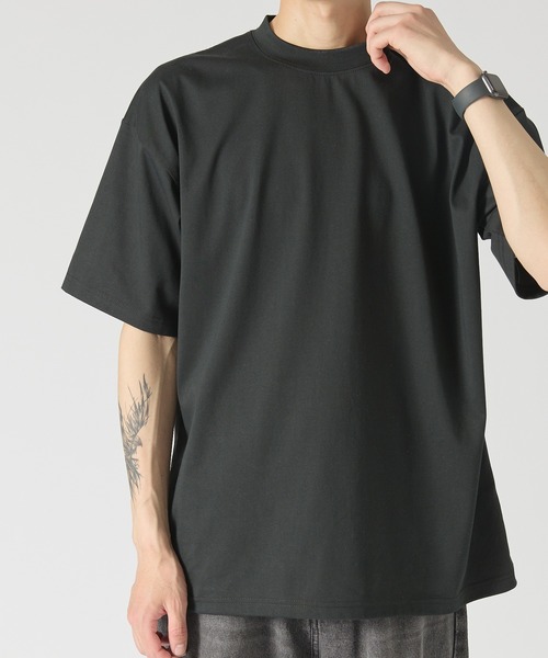【値下げ】MEロゴペプラムT ダークブラウンクールマックス meltum（メルタム）の「【ZOZO限定】COOLMAX OVERSIZED TEE S/S