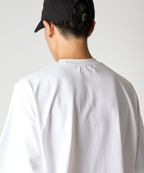 meltum(メルタム)の「【ZOZO限定】COOLMAX OVERSIZED TEE S/S(Tシャツ/カットソー・メンズ・ホワイト/ブラック/ネイビー・LARGE/MEDIUM/SMALL)」の9枚目の写真