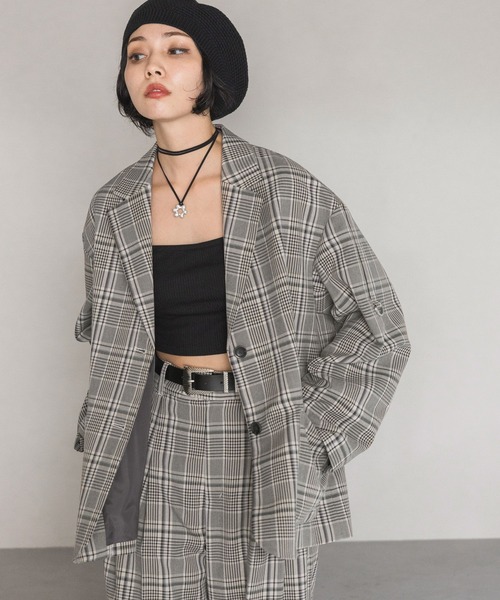 PAGEBOY（ページボーイ）の「ブレザージャケット（テーラードジャケット・レディース・ブラック/ブラウン系その他/ベージュ系その他・FREE）」の3枚目の写真