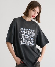 SUN FADE DRAWCODE METALLIC LOGO T/サンフェードドローコードメタリックロゴT