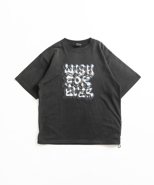 WISH FOR EVER(ウィッシュフォーエバー)の「SUN FADE DRAWCODE METALLIC LOGO T/サンフェードドローコードメタリックロゴT(Tシャツ/カットソー・メンズ・ホワイト/ブラック/ピンク・LARGE/MEDIUM)」の12枚目の写真