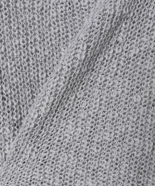 Heather(ヘザー)の「メッシュラメリボンニット 138733(ニット/セーター・レディース・オフホワイト/イエロー/ブルー・FREE)」の10枚目の写真