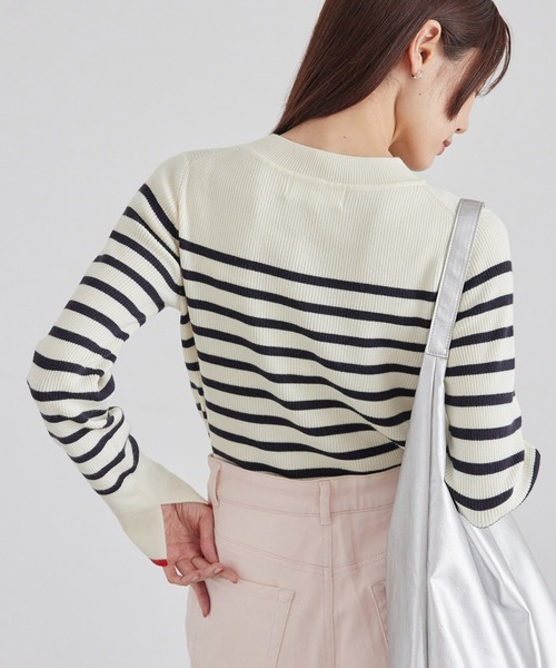 ROPE' PICNIC(ロペピクニック)の「アンチピリング/ハイネックニットプルオーバー(ニット/セーター・レディース・ブルー系その他/ブラック/キナリ/ベージュ系その他・38)」の18枚目の写真