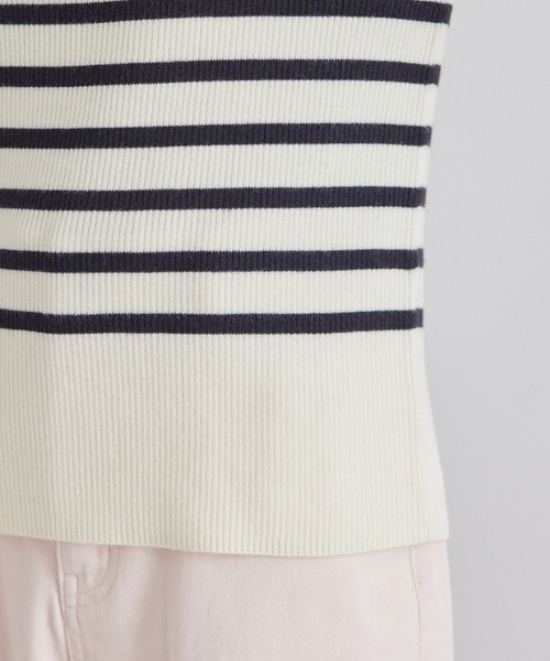 ROPE' PICNIC(ロペピクニック)の「アンチピリング/ハイネックニットプルオーバー(ニット/セーター・レディース・ブルー系その他/ブラック/キナリ/ベージュ系その他・38)」の11枚目の写真