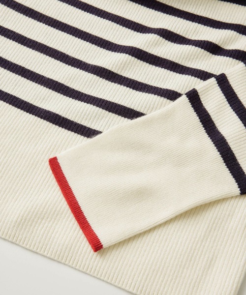 ROPE' PICNIC(ロペピクニック)の「アンチピリング/ハイネックニットプルオーバー(ニット/セーター・レディース・ブルー系その他/ブラック/キナリ/ベージュ系その他・38)」の10枚目の写真