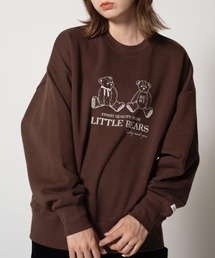 RUBY AND YOU | ベアプリントトレーナー(スウェット)