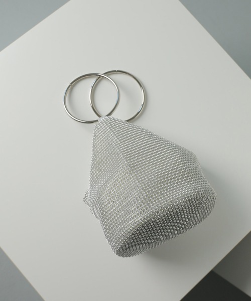 Call It Spring ビジューリングハンドル☆Milanii☆ハンドバッグ 2WAY リング ハンドル ビジュー バッグ 結婚式 お呼ばれ