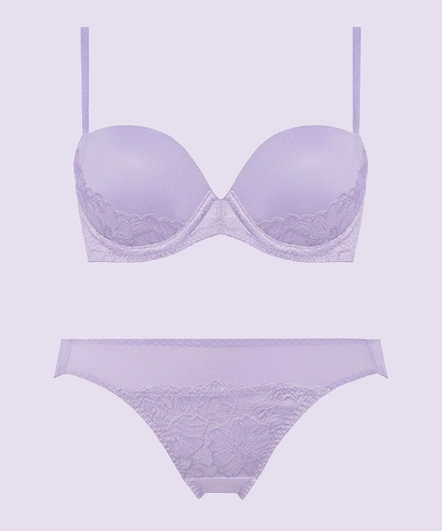 Daily AMOSTYLE スムースブラ (コンフィーレース)【Eカップ