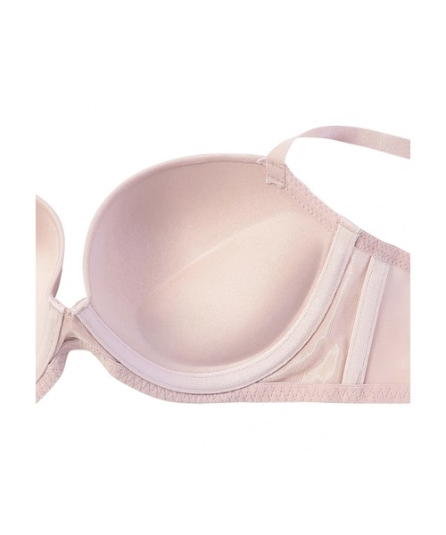 AMOSTYLE BY Triumph(アモスタイルバイトリンプ)の「Daily AMOSTYLE スムースブラ (コンフィーレース)【Eカップ】 AMST518 WHU + Mini JX(ブラ&ショーツ・レディース・ブラック/パープル/ベージュ/グリーン/ブラウン/ライトブルー・E65/E70/E75)」の18枚目の写真