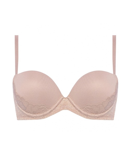 AMOSTYLE BY Triumph(アモスタイルバイトリンプ)の「Daily AMOSTYLE スムースブラ (コンフィーレース)【Eカップ】 AMST518 WHU + Mini JX(ブラ&ショーツ・レディース・ブラック/パープル/ベージュ/グリーン/ブラウン/ライトブルー・E65/E70/E75)」の19枚目の写真