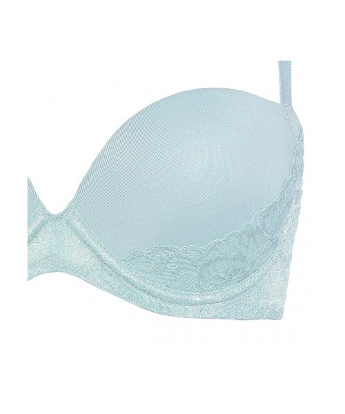 AMOSTYLE BY Triumph(アモスタイルバイトリンプ)の「Daily AMOSTYLE スムースブラ (コンフィーレース)【Eカップ】 AMST518 WHU + Mini JX(ブラ&ショーツ・レディース・ブラック/パープル/ベージュ/グリーン/ブラウン/ライトブルー・E65/E70/E75)」の9枚目の写真