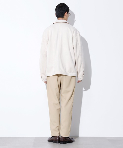 Apo(s)ture(アポスチャー)の「JOHAN-006/カルゼワンタックテーパードパンツ(スラックス・メンズ・ベージュ/モカ/ネイビー/チャコール・XS/S/M/L/XL)」の11枚目の写真