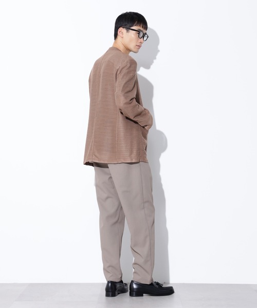 Apo(s)ture(アポスチャー)の「JOHAN-006/カルゼワンタックテーパードパンツ(スラックス・メンズ・ベージュ/モカ/ネイビー/チャコール・XS/S/M/L/XL)」の17枚目の写真