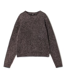 EDITION | 【WEB先行予約】グリッターニット クルーネックプルオーバー(ニット/セーター)