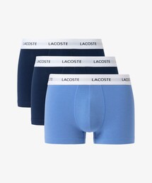 LACOSTE（ラコステ）の「エッセンシャルトランクボクサーショーツグラデーション3色セット   ボクサーパンツ（ボクサーパンツ）」