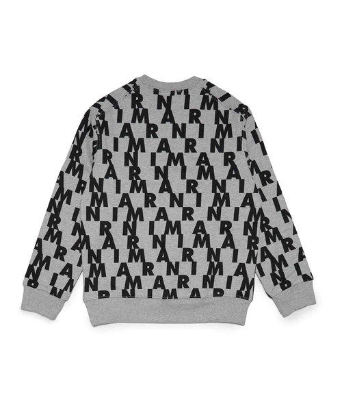 MARNI(マルニ)の「MARNI(マルニ)Kids & Junior ブランドロゴスウェットプルオーバー(スウェット・キッズ・オレンジ/グレー/ネイビー・6Y/14Y/12Y/10Y/8Y/4Y)」の4枚目の写真