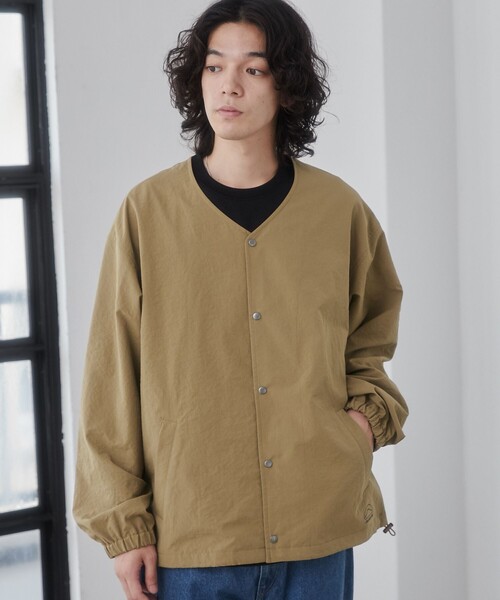 coen(コーエン)の「【C.Mt】NOCOLLAR BLOUSON(ブルゾン・メンズ・ブラック/ブラウン/ダークグレー・S/M/L/XL)」の20枚目の写真