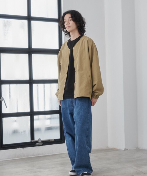 coen(コーエン)の「【C.Mt】NOCOLLAR BLOUSON(ブルゾン・メンズ・ブラック/ブラウン/ダークグレー・S/M/L/XL)」の13枚目の写真