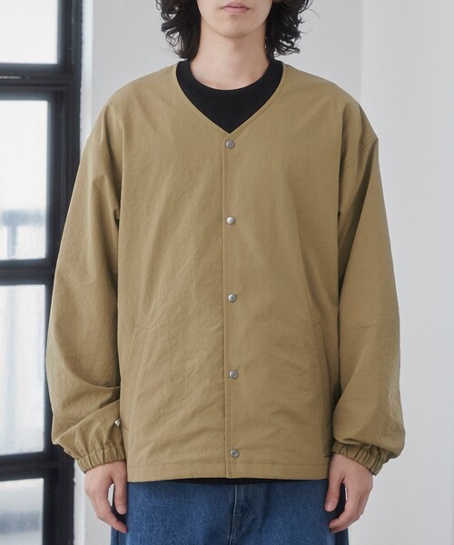 coen(コーエン)の「【C.Mt】NOCOLLAR BLOUSON(ブルゾン・メンズ・ブラック/ブラウン/ダークグレー・S/M/L/XL)」の14枚目の写真