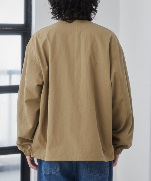 coen(コーエン)の「【C.Mt】NOCOLLAR BLOUSON(ブルゾン・メンズ・ブラック/ブラウン/ダークグレー・S/M/L/XL)」の16枚目の写真