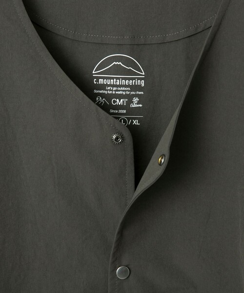 coen(コーエン)の「【C.Mt】NOCOLLAR BLOUSON(ブルゾン・メンズ・ブラック/ブラウン/ダークグレー・S/M/L/XL)」の9枚目の写真
