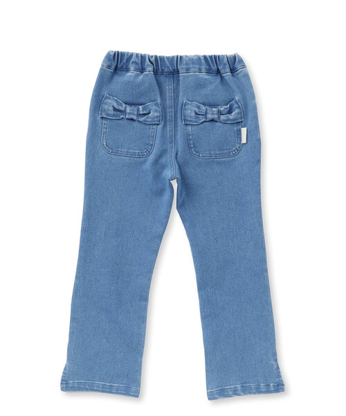 SLAP SLIP（スラップスリップ）の「【ラクのび】おしりリボンストレッチツイルデニムパンツ(80~140cm)（デニムパンツ・キッズ・ブルー/ピンク/ベージュ・110cm/130cm/90cm/100cm/140cm/120cm/80ｃｍ）」の18枚目の写真