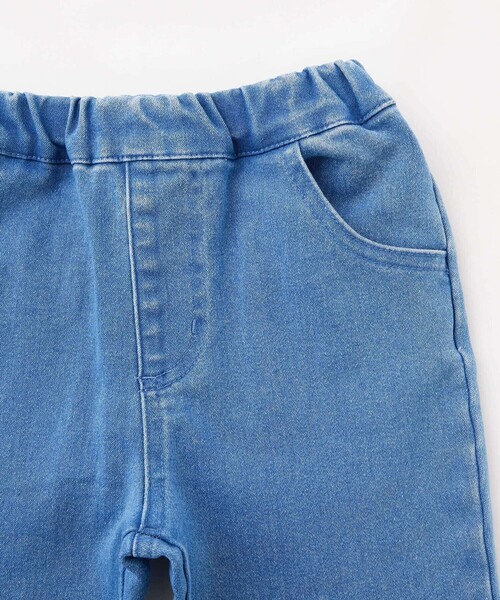 SLAP SLIP（スラップスリップ）の「【ラクのび】おしりリボンストレッチツイルデニムパンツ(80~140cm)（デニムパンツ・キッズ・ブルー/ピンク/ベージュ・110cm/130cm/90cm/100cm/140cm/120cm/80ｃｍ）」の19枚目の写真