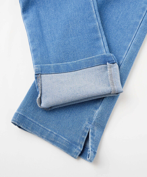 SLAP SLIP（スラップスリップ）の「【ラクのび】おしりリボンストレッチツイルデニムパンツ(80~140cm)（デニムパンツ・キッズ・ブルー/ピンク/ベージュ・110cm/130cm/90cm/100cm/140cm/120cm/80ｃｍ）」の20枚目の写真