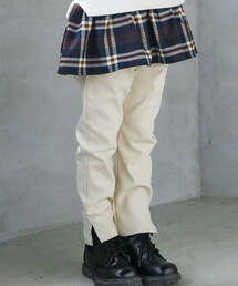 【ラクのび】おしりリボンストレッチツイルデニムパンツ(80~140cm)