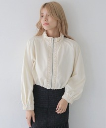 CLEIO | 【CLEIO】スタンドカラーナイロンブルゾン(ナイロンジャケット)