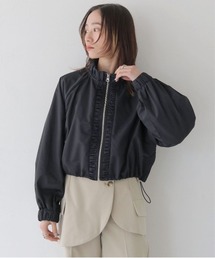 【CLEIO】スタンドカラーナイロンブルゾン/STAND COLLAR NYLON BLOUSON/922-12616
